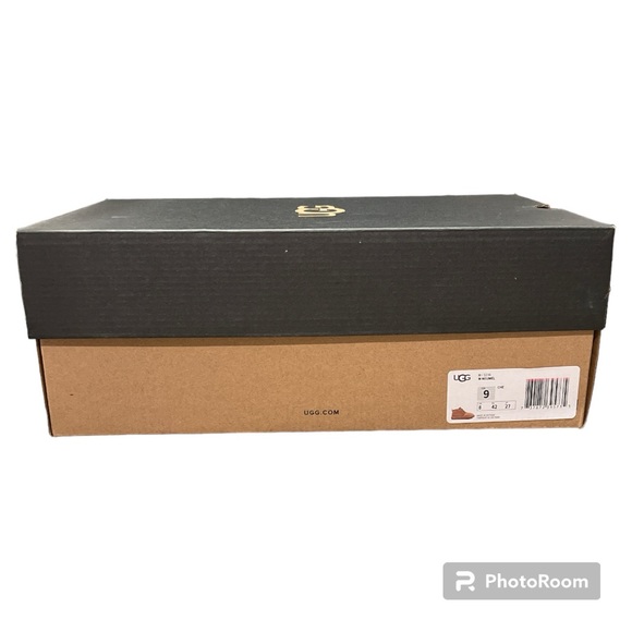 *GIFTABLE* UGG Neumel plush lined chukka boot bootie chestnut suede 9 New NIB - Picture 5 of 5